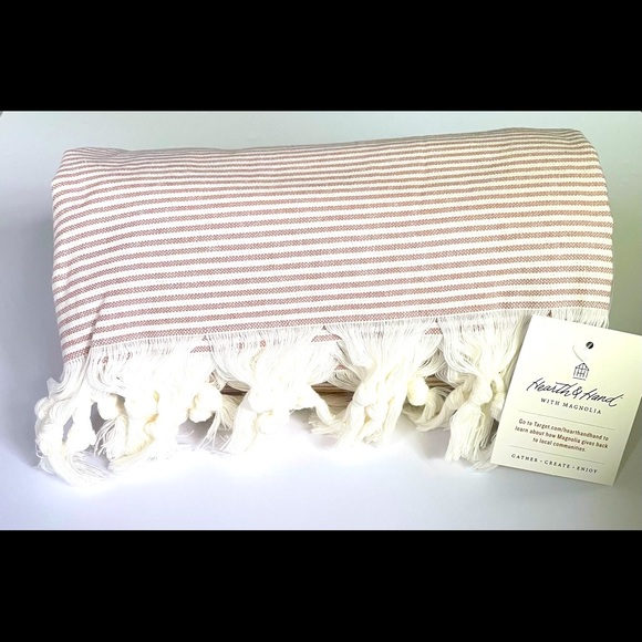 NWT Shower Curtain with Tassels